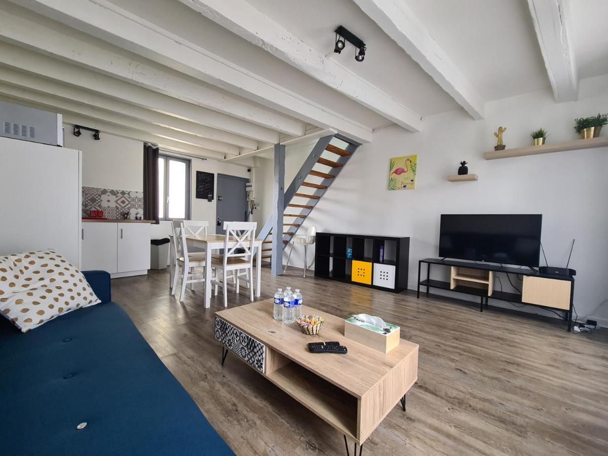 Les Cosy De Nancy - Le Duplex Aux Flammants Roses - 4Etoiles Leilighet Eksteriør bilde